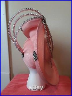 George Zamaul Couture New York Profile Hat Very Unique! Easter/Derby Vintage Hat