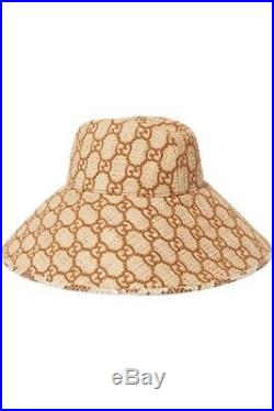 Gucci Watersnake Raffia Hat