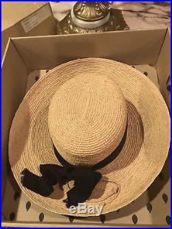 Helen Kaminski Australia 16 Avalon Natural Raffia Hat with Box