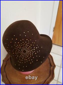 Lilliput of Toronto Brown with Gold Rhinestones 1920s Style Cloche