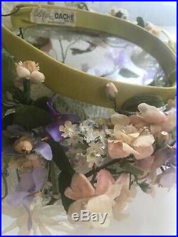 Lilly Dache Womans Hat- Extraordinary- Floral Abundance- Master Craftsmanship