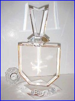 Lucite Huge Sculpture Signed Jere Era Hollywood Regency Perfume Bottle Rose