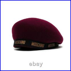 MOSCHINO wool Beret hat cap unique vintage very rare item unused