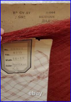 New Vintage Millinery Hat Veil Netting, 16-18 Wide, 45 Yards Red Maroon France