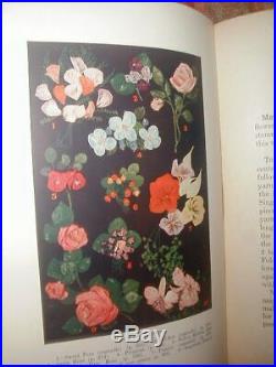 Original 1925 MILLINERY Hat Making & Artificial FLOWER MAKING Hard Cover COLOR