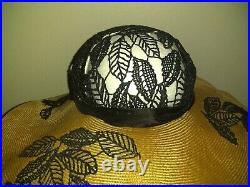 Parisian Straw Hat from famed hatmaker Motsch & Fils, Elegant, Rare, Vintage