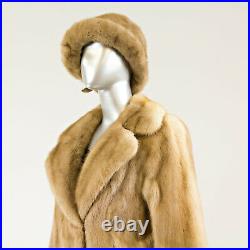Pastel Mink Coat with Hat Size S (Vintage Furs)