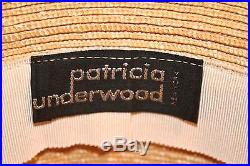 Patricia Underwood Royal Regatta @ Henley Formal Day Hat Straw With Black Velvet