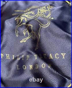 Philip Treacy London Black Bucket Wide Brim Unisex Hat Cotton Made UK Packable