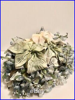 RARE Vintage Christian Dior 1960's Fascinator Chapeaux Paris-New York Floral Hat