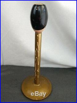 RARE Vintage Wooden Hat Stand Painted Lady Flapper 1920s Art Deco