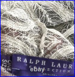 Ralph Lauren Collection Purple Label Vintage Runway Crystal Embroidered Hat