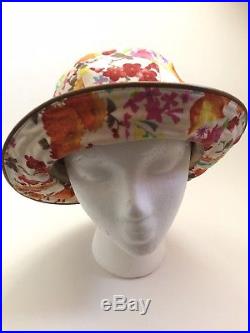 Rare Vtg Christian Dior Floral Hat