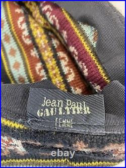 Rare Vtg Jean Paul Gaultier Black Trapper Hat