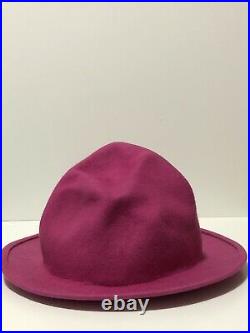 Rare Vtg Vivienne Westwood Pink Felt Mountain Hat