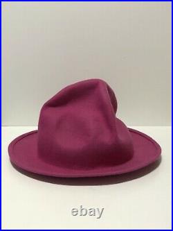 Rare Vtg Vivienne Westwood Pink Felt Mountain Hat