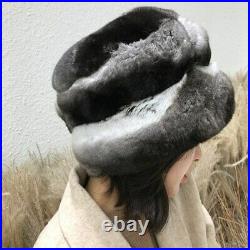 Real Chinchilla fur hat