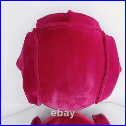 Rose Pink Velvet 1950s Fascinator Pasadena Chapeau Juliette Capulet Hat