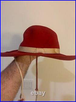 Rosemont Red Cowgirl Hat Vaquera