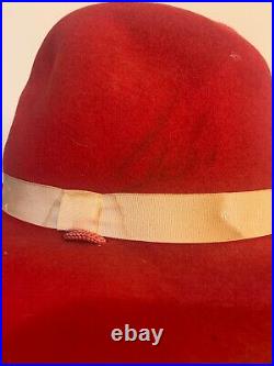 Rosemont Red Cowgirl Hat Vaquera