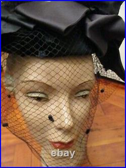 Stunning Vintage Philip Somerville Hat