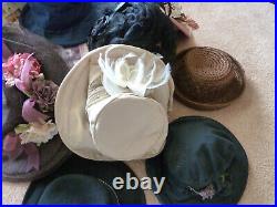 TEN (10) Hats Wholesale Lot Woman's Vintage Stye Hats Some are HANDMADE