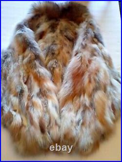 VINTAGE Fox Fur Coat Made In New York By Olga Furs