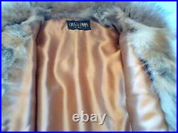 VINTAGE Fox Fur Coat Made In New York By Olga Furs