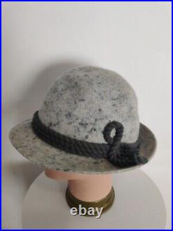 VINTAGE SUPER RARE UNISEX Hat Cap Rare Wool sz 61 vtg