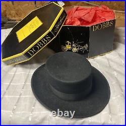 VTG Authentic Spanish 40s/50s Era Wool Black Sombrero Zorro Alta Fantasia H. C. M