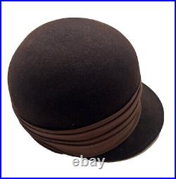 Vintage 1920's Geo W. Bollman An Exclusive LISA ParisNew York Women's Cloche Hat