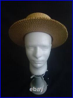 Vintage 1930's Sennit/Boaters Hat
