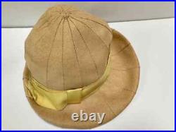 Vintage 1960s MC MOD Labeled Christian Dior Chapeaux Paris New York Woven Hat