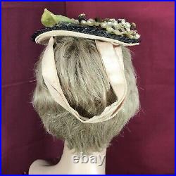 Vintage 30's Bes-Ben Chicago Woman's Cocktail Hat Good Condition Beautiful