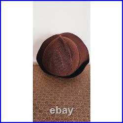 Vintage 30s Brown Fedora Hat Ferle Heller Paris New York