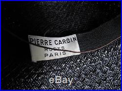 Vintage 60s Damenhut Hut Pierre Cardin Modes Paris im Audrey Hepburn Style