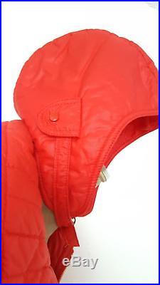 Vintage 60s Fusalp Snow Bib Size Medium Red Retro Ski France Hat Snowsuit Jacket