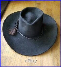 Vintage Boho style Wide Brim Resistol Bradford Felt Western Hat