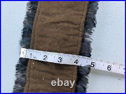 Vintage Brown Purple Rustic Striped Peacock Wild Pheasant Feather 27Hat Band