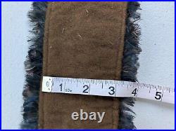 Vintage Brown Purple Rustic Striped Peacock Wild Pheasant Feather 27Hat Band