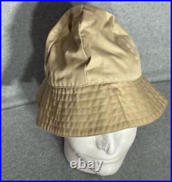 Vintage Burberry Casual Bucket Hat Beige Nova Check Unisex Size M