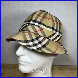 Vintage Burberry bucket hat size medium England