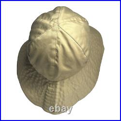 Vintage Burberrys Beige Tan Womens Bucket Hat Preppy Size Large L 1980s Designer