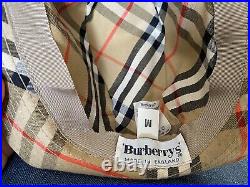 Vintage Burberrys Women's Fedora Rain Hat Medium