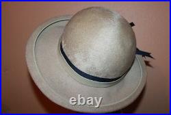 Vintage CHRISTIAN DIOR CHAPEAUX PARIS Grevi HAT bucket clochet millinery wool