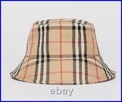 Vintage Check Burberry Bucket Hat Size L Unisex