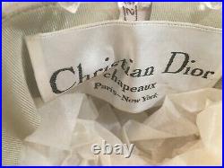 Vintage Christian Dior dress hat