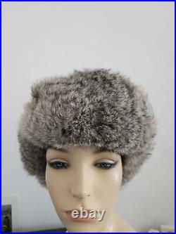 Vintage Crown Cap, Rabbit Fur, Excellent Condition