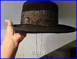 Vintage Eric Javits Wool Fedora Made For Bloomingdales Gently Used