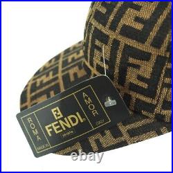 Vintage Fendi Zucca Monogram Rare Cap Hat NWT Unisex. NFV6503